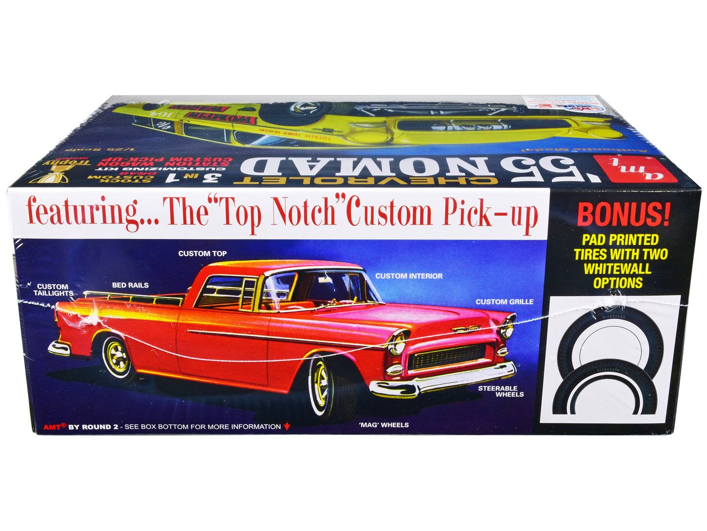 Skill 2 Model Kit 1955 Chevrolet Nomad 3-in-1 "Trophy Series" 1/25 Scale by AMT <h2>Skill AMT</h2> <p>High-quality diecast car perfect for collectors and enthusiasts. Features detailed interior exteri