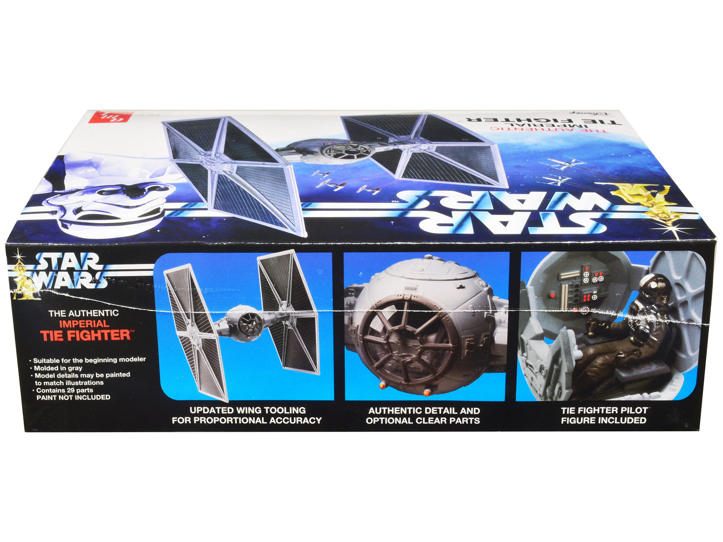 Skill 2 Model Kit Imperial Tie Fighter "Star Wars" (1977) Movie by AMT <h2>Skill AMT</h2> <p>High-quality diecast car perfect for collectors and enthusiasts. Features detailed interior exterior crafts