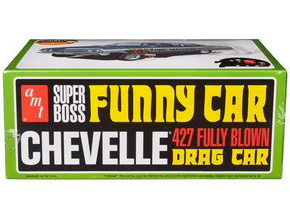 Skill 2 Model Kit 1965 Chevrolet Chevelle AWB Funny Car "Time Machine" 1/25 Scale by AMT <h2>Skill AMT</h2> <p>High-quality diecast perfect for collectors and enthusiasts. Features detailed interior e