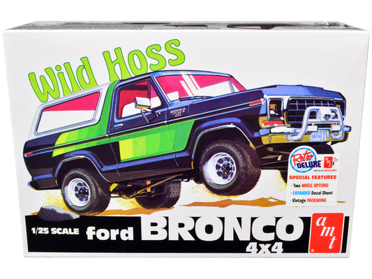 Skill 2 Model Kit Ford Bronco 4X4 "Wild Hoss" 1/25 Scale by AMT <h2>Skill AMT</h2> <p>High-quality diecast car perfect for collectors and enthusiasts. Features detailed interior exterior craftsmanship