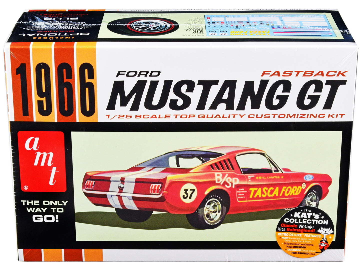 Skill 2 Model Kit 1966 Ford Mustang GT Fastback 1/25 Scale by AMT <h2>Skill AMT</h2> <p>High-quality diecast car perfect for collectors and enthusiasts. Features detailed interior exterior craftsmansh