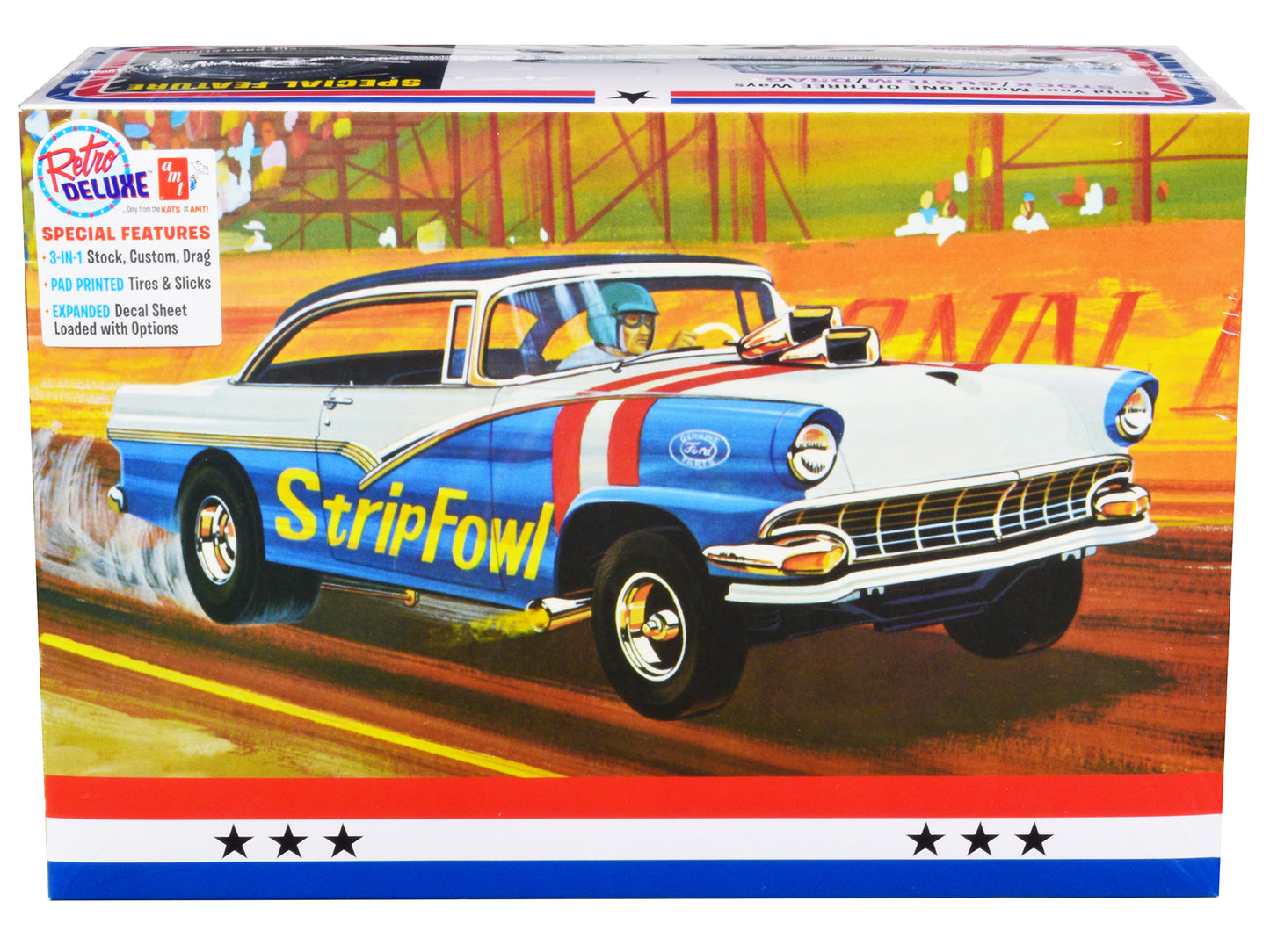 Skill 2 Model Kit 1956 Ford Victoria Hardtop 3 in 1 1/25 Scale by AMT <h2>Skill AMT</h2> <p>High-quality diecast car perfect for collectors and enthusiasts. Features detailed interior exterior craftsm