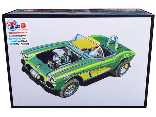 Skill 2 Model Kit 1962 Chevrolet Corvette 3 in 1 1/25 Scale by AMT <h2>Skill AMT</h2> <p>High-quality diecast car perfect for collectors and enthusiasts. Features detailed interior exterior craftsmans
