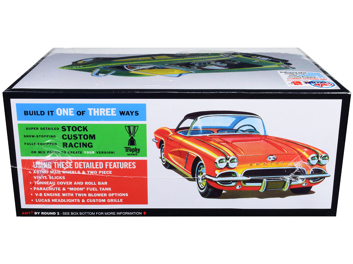 Skill 2 Model Kit 1962 Chevrolet Corvette 3 in 1 1/25 Scale by AMT <h2>Skill AMT</h2> <p>High-quality diecast car perfect for collectors and enthusiasts. Features detailed interior exterior craftsmans