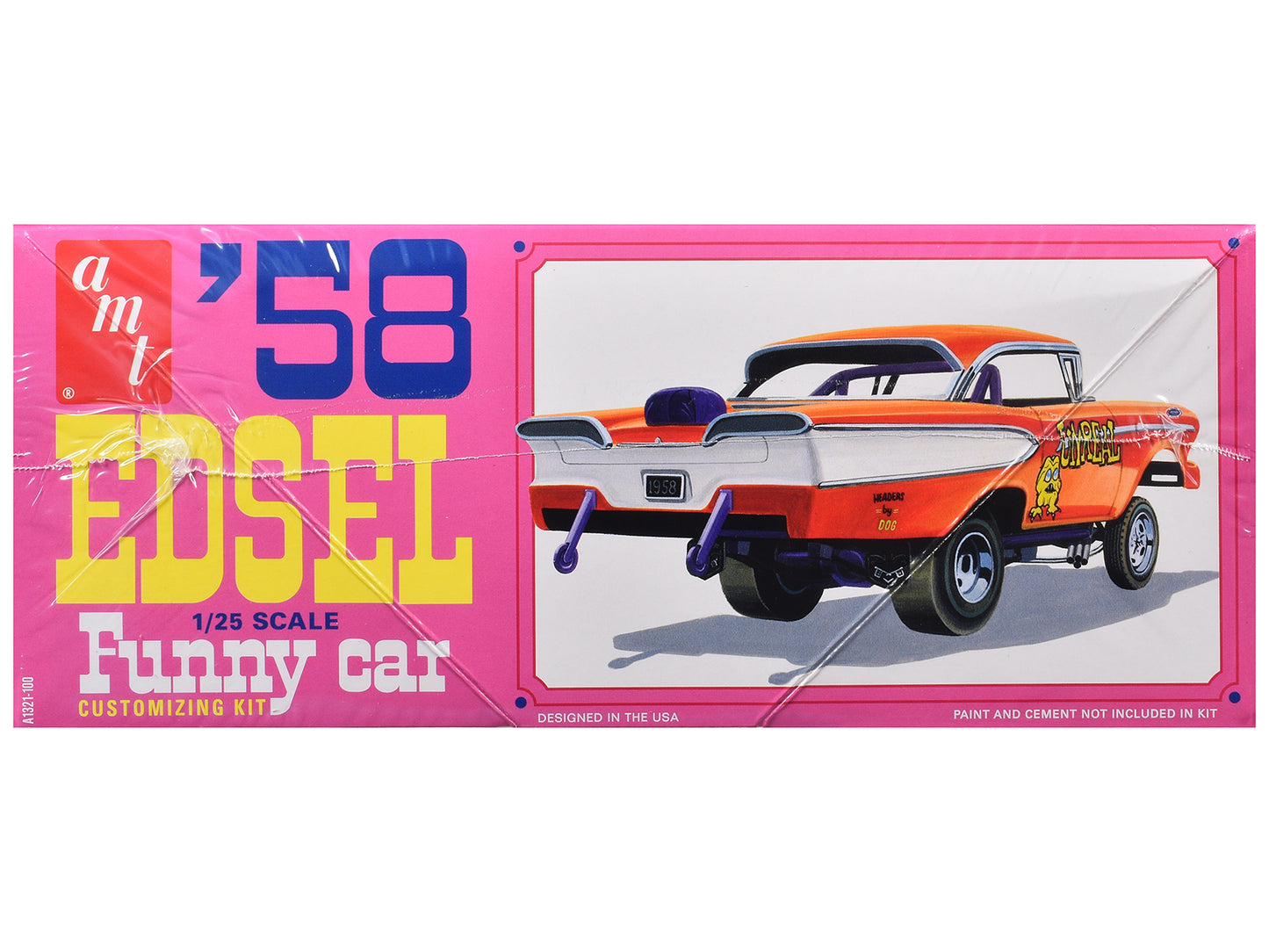 Skill 2 Model Kit of 1958 Edsel Funny Car "Unreal" 1/25 Scale by AMT <h2>Skill AMT</h2> <p>High-quality diecast perfect for collectors and enthusiasts. Features detailed interior exterior craftsmanshi