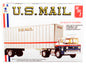 Skill 3 Model Kit Ford C900 Truck Tractor with Trailer "U.S. Mail" 1/25 Scale by AMT <h2>Skill AMT</h2> <p>High-quality diecast car perfect for collectors and enthusiasts. Features detailed interior e
