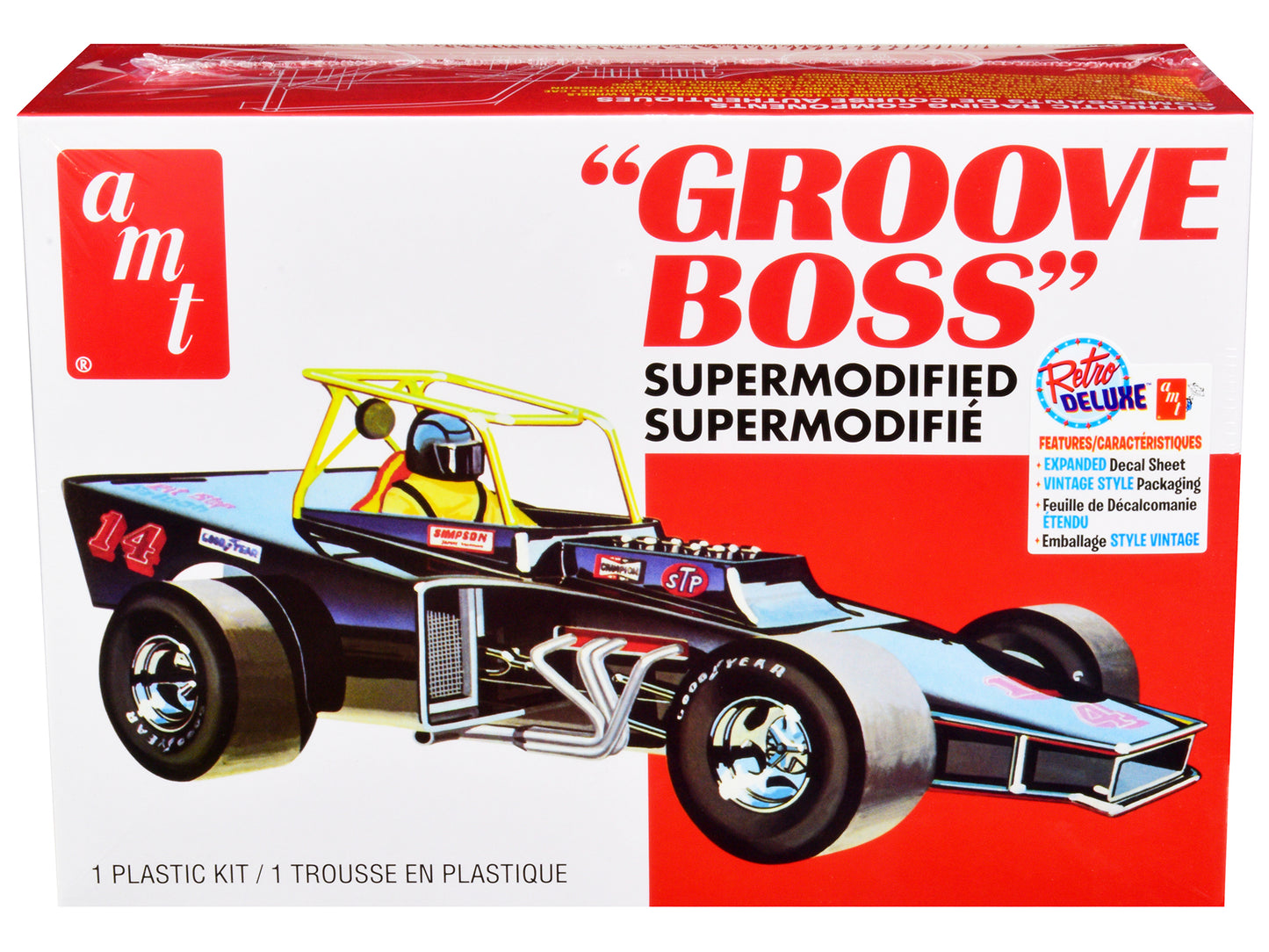Skill 2 Model Kit "Groove Boss" Supermodified Racer 1/25 Scale by AMT <h2>Skill AMT</h2> <p>High-quality diecast car perfect for collectors and enthusiasts. Features detailed interior exterior craftsm