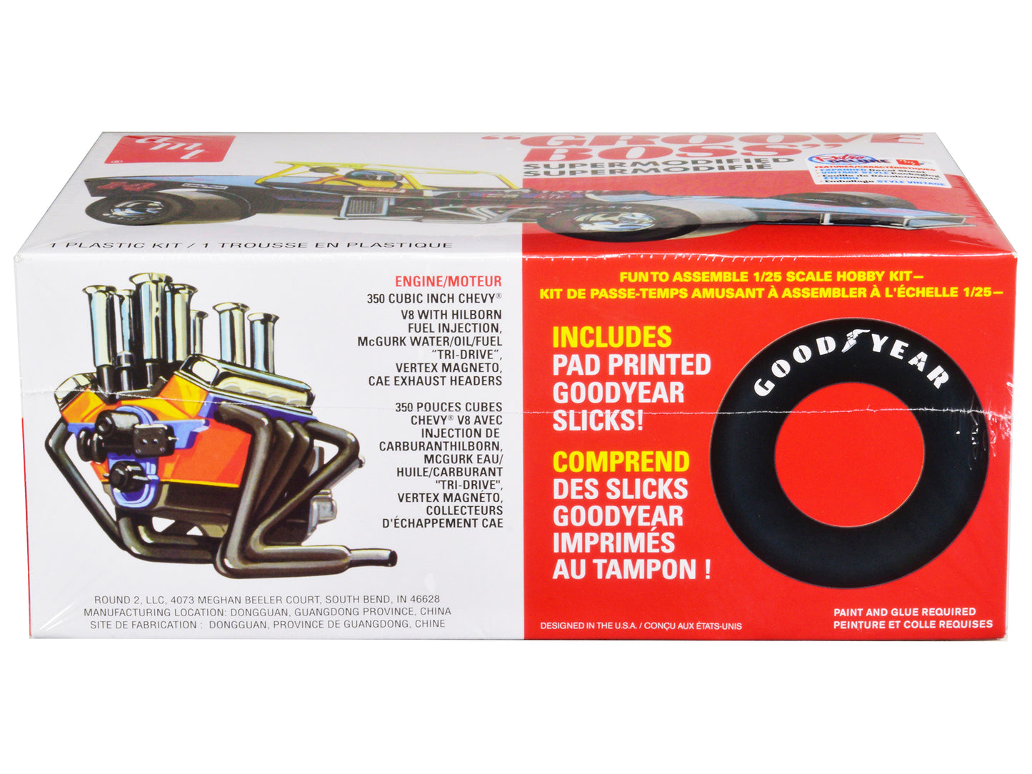 Skill 2 Model Kit "Groove Boss" Supermodified Racer 1/25 Scale by AMT <h2>Skill AMT</h2> <p>High-quality diecast car perfect for collectors and enthusiasts. Features detailed interior exterior craftsm