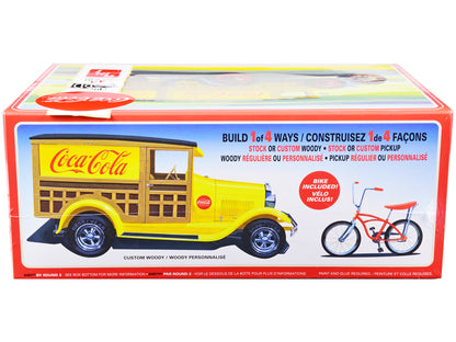 Skill 3 Model Kit 1929 Ford Woody/Pickup 4-in-1 "Coca-Cola" 1/25 Scale Car by AMT <h2>Skill AMT</h2> <p>High-quality diecast perfect for collectors and enthusiasts. Features detailed interior exterior