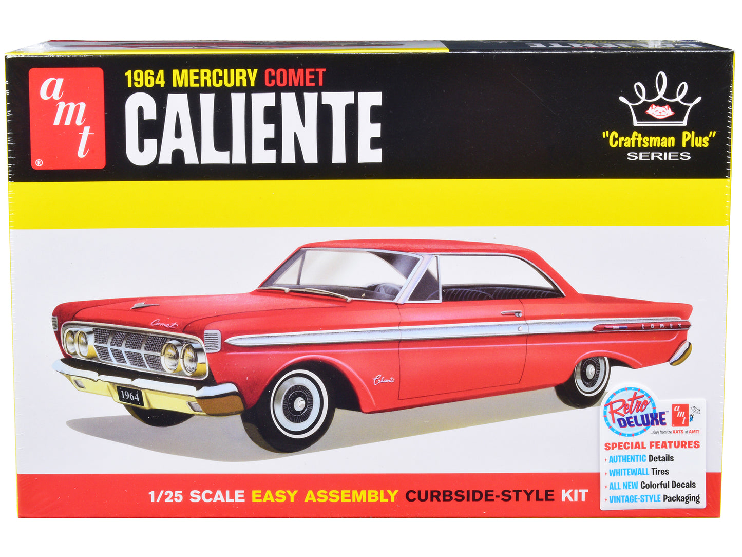 Skill 2 Model Kit 1964 Mercury Comet Caliente "Craftsman Plus" Series 1/25 Scale by AMT <h2>Skill AMT</h2> <p>High-quality diecast car perfect for collectors and enthusiasts. Features detailed interio