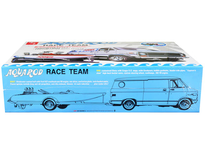 Skill 2 Model Kit Chevrolet Custom Van with Drag/Ski Boat and Trailer "Aqua Rod Race Team" 1/25 Scale by AMT <h2>Skill AMT</h2> <p>High-quality diecast car perfect for collectors enthusiasts. Features