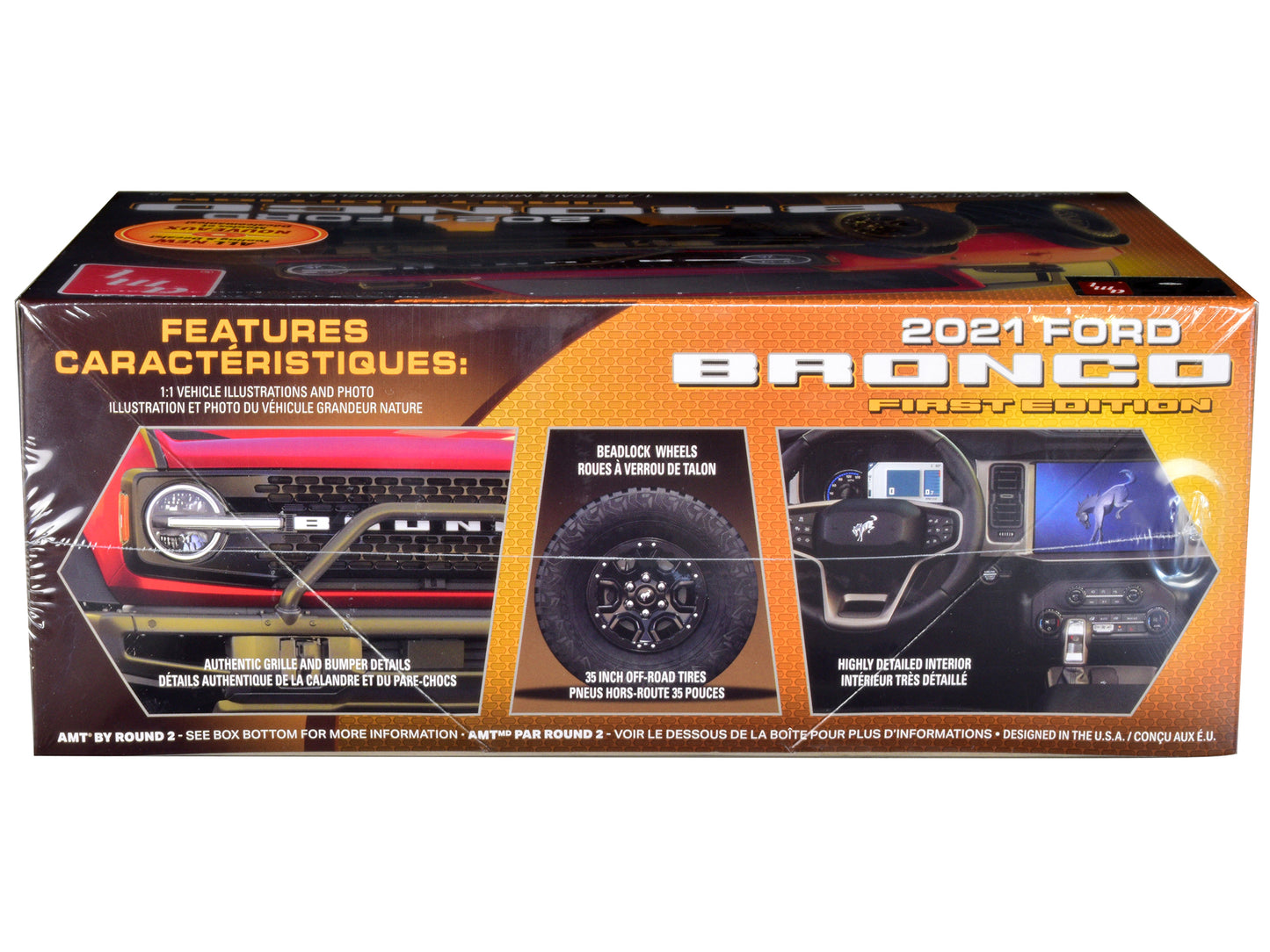Skill 2 Model Kit 2021 Ford Bronco First Edition 1/25 Scale by AMT <h2>Skill AMT</h2> <p>High-quality diecast car perfect for collectors and enthusiasts. Features detailed interior exterior craftsmans