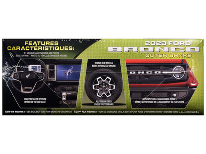 Skill 2 Model Kit 2023 Ford Bronco Outer Banks 1/25 Scale by AMT <h2>Skill AMT</h2> <p>High-quality diecast car perfect for collectors and enthusiasts. Features detailed interior exterior craftsmanshi