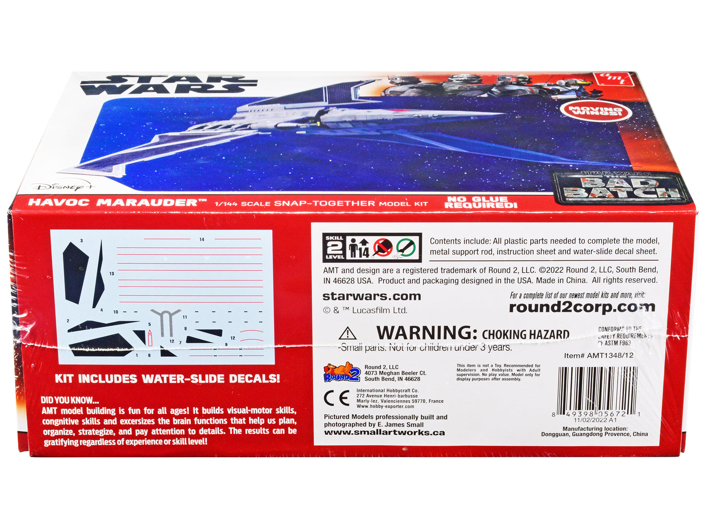 Skill 2 Model Kit Havoc Marauder Space Ship "Star Wars: The Bad Batch" (2021-Current) TV Series 1/144 Scale by AMT <h2>Skill AMT</h2> <p>High-quality diecast car perfect for collectors and enthusiasts