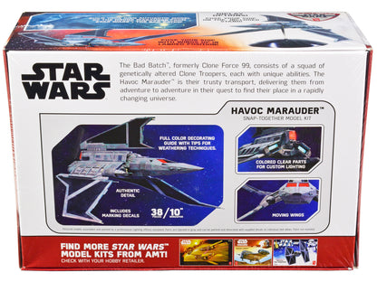 Skill 2 Model Kit Havoc Marauder Space Ship "Star Wars: The Bad Batch" (2021-Current) TV Series 1/144 Scale by AMT <h2>Skill AMT</h2> <p>High-quality diecast car perfect for collectors and enthusiasts