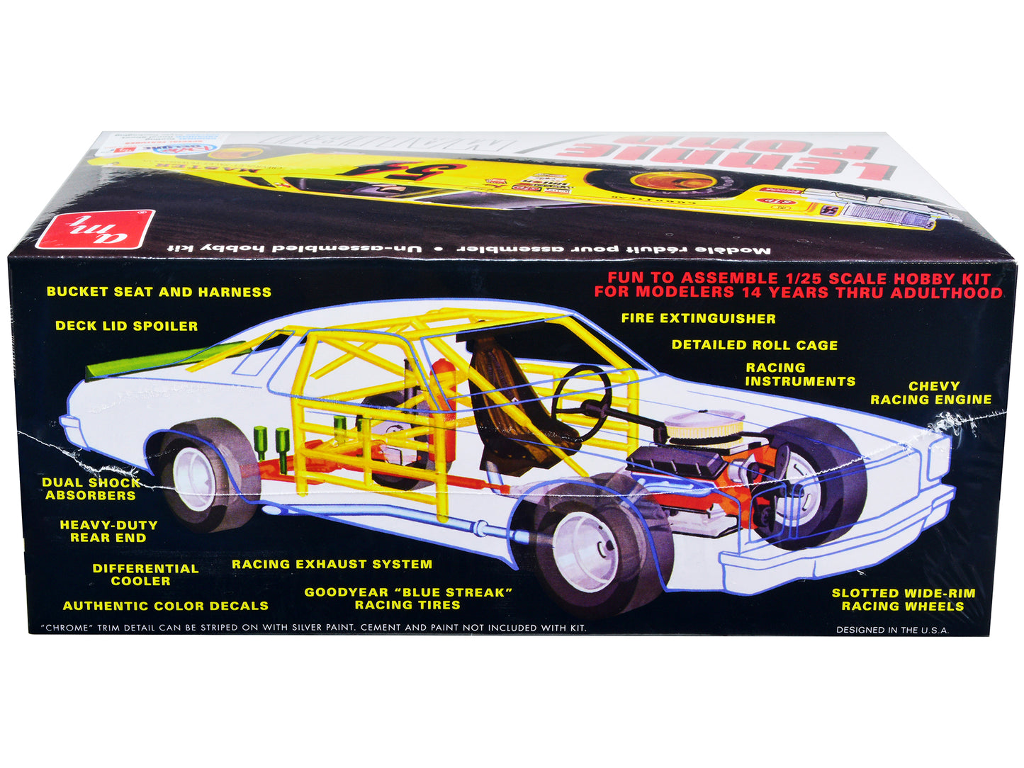 Skill 2 Model Kit 1974 Chevrolet Malibu Stock Car #54 Lennie Pond 1/25 Scale by AMT <h2>Skill AMT</h2> <p>High-quality diecast perfect for collectors and enthusiasts. Features detailed interior exteri