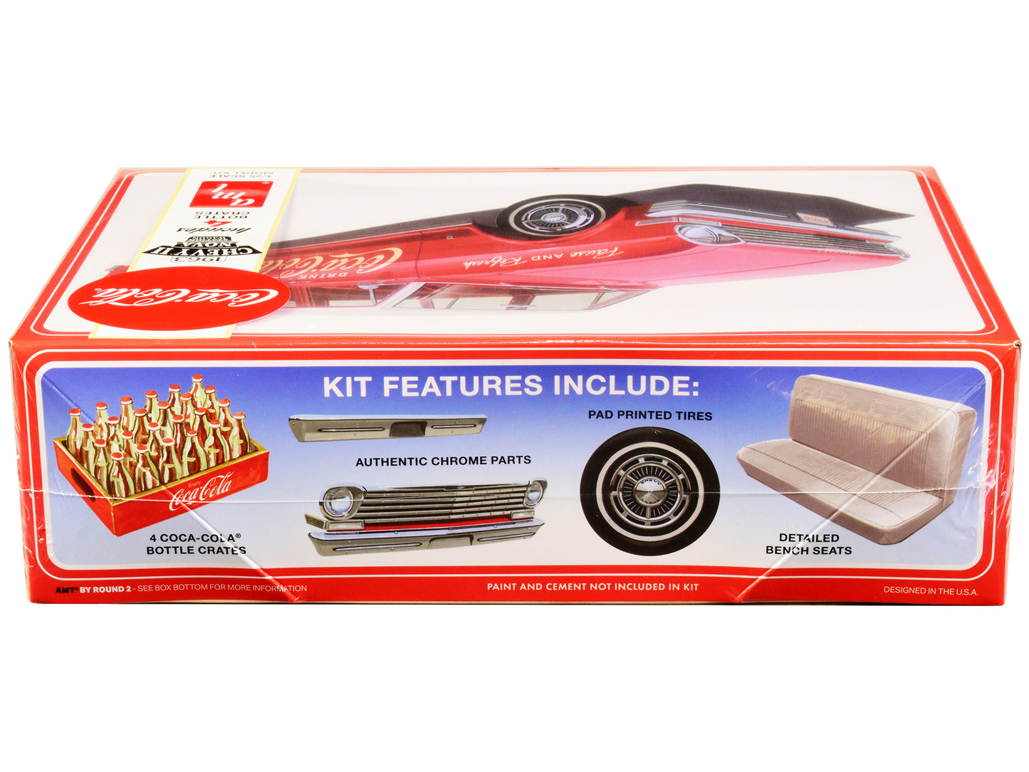 Skill 3 Model Kit 1963 Chevrolet II Nova Wagon "Coca-Cola" 1/25 Scale by AMT <h2>Skill AMT</h2> <p>High-quality diecast car perfect for collectors and enthusiasts. Features detailed interior exterior