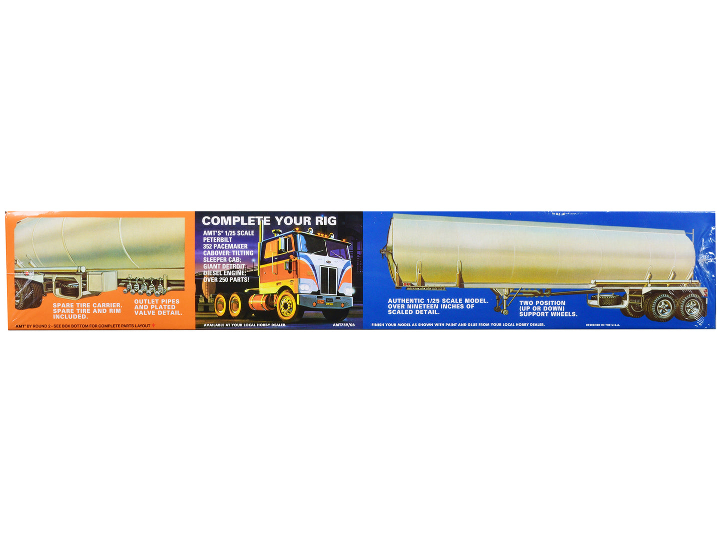 Skill 3 Model Kit Fruehauf Tanker Trailer "Gulf Oil" 1/25 Scale by AMT <h2>Skill AMT</h2> <p>High-quality diecast car perfect for collectors and enthusiasts. Features detailed interior exterior crafts