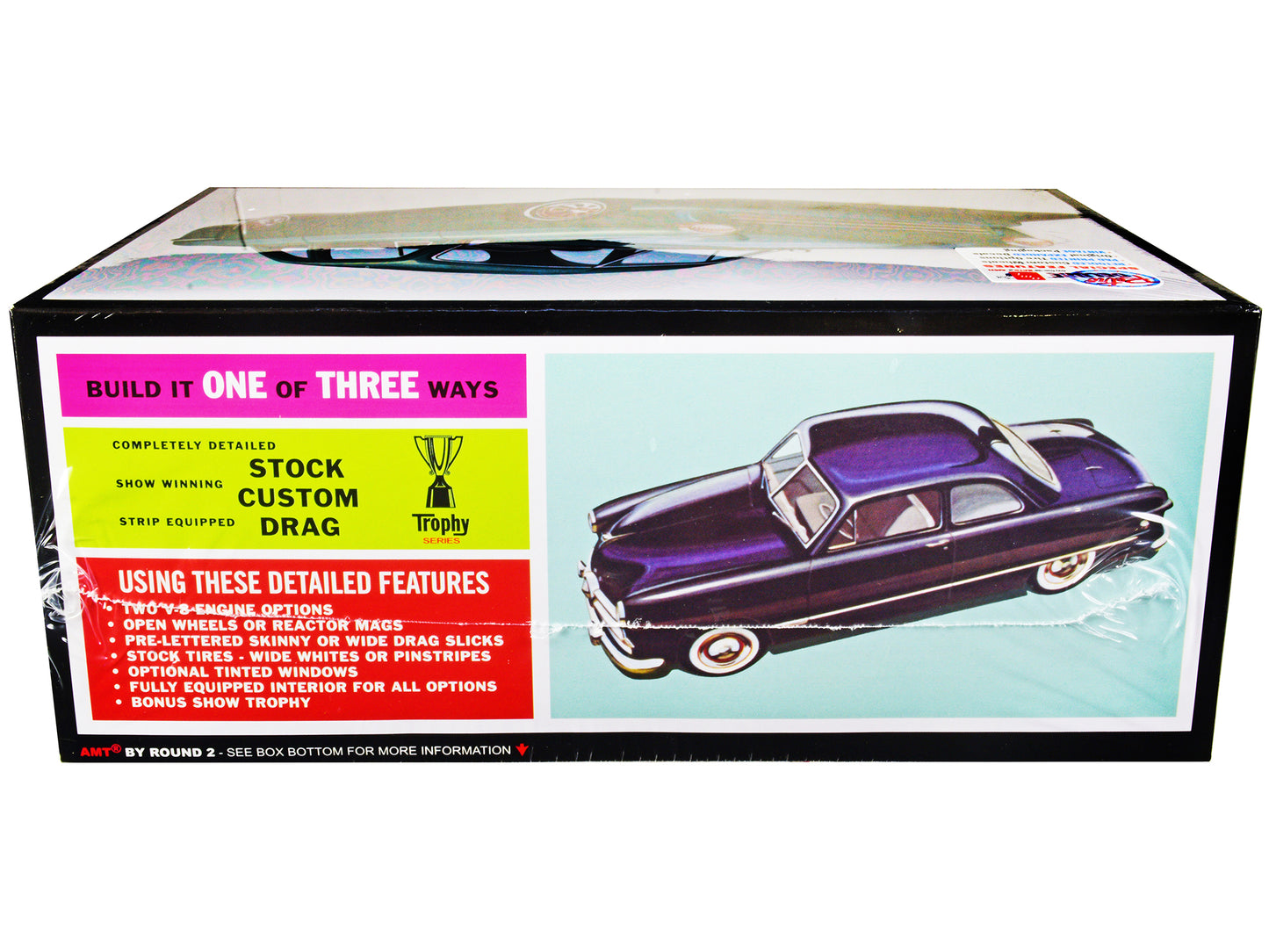 Skill 2 Model Kit 1949 Ford Coupe "The 49'er" 3-in-1 1/25 Scale by AMT <h2>Skill AMT</h2> <p>High-quality diecast car perfect for collectors and enthusiasts. Features detailed interior exterior crafts