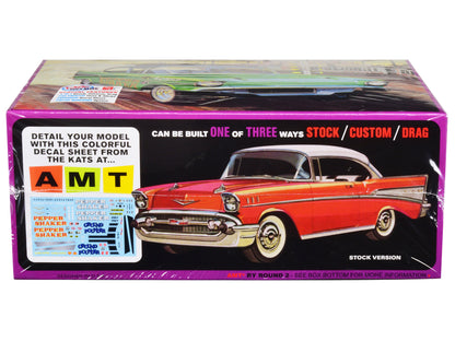 Skill 2 Model Kit 1957 Chevrolet Bel Air "Pepper Shaker" 3 in 1 1/25 Scale by AMT <h2>Skill AMT</h2> <p>High-quality diecast car perfect for collectors and enthusiasts. Features detailed interior exte