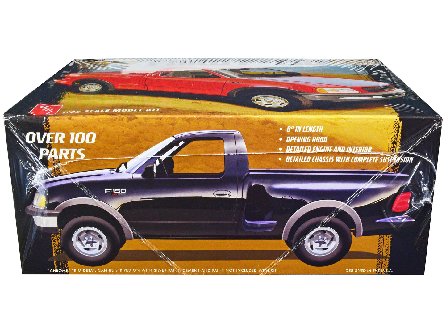 Skill 2 Model Kit 1997 Ford F-150 4X4 Pickup Truck 1/25 Scale by AMT <h2>Skill AMT</h2> <p>High-quality diecast car perfect for collectors and enthusiasts. Features detailed interior exterior craftsma