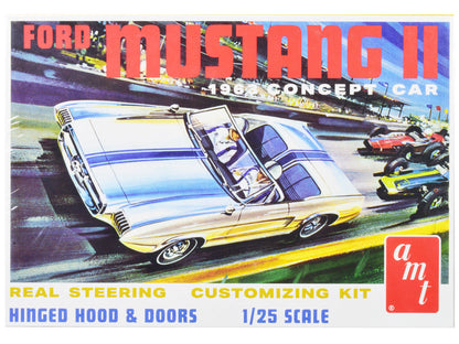 Skill 2 Model Kit 1963 Ford Mustang II Concept Car 1/25 Scale by AMT <h2>Skill AMT</h2> <p>High-quality diecast perfect for collectors and enthusiasts. Features detailed interior exterior craftsmanshi