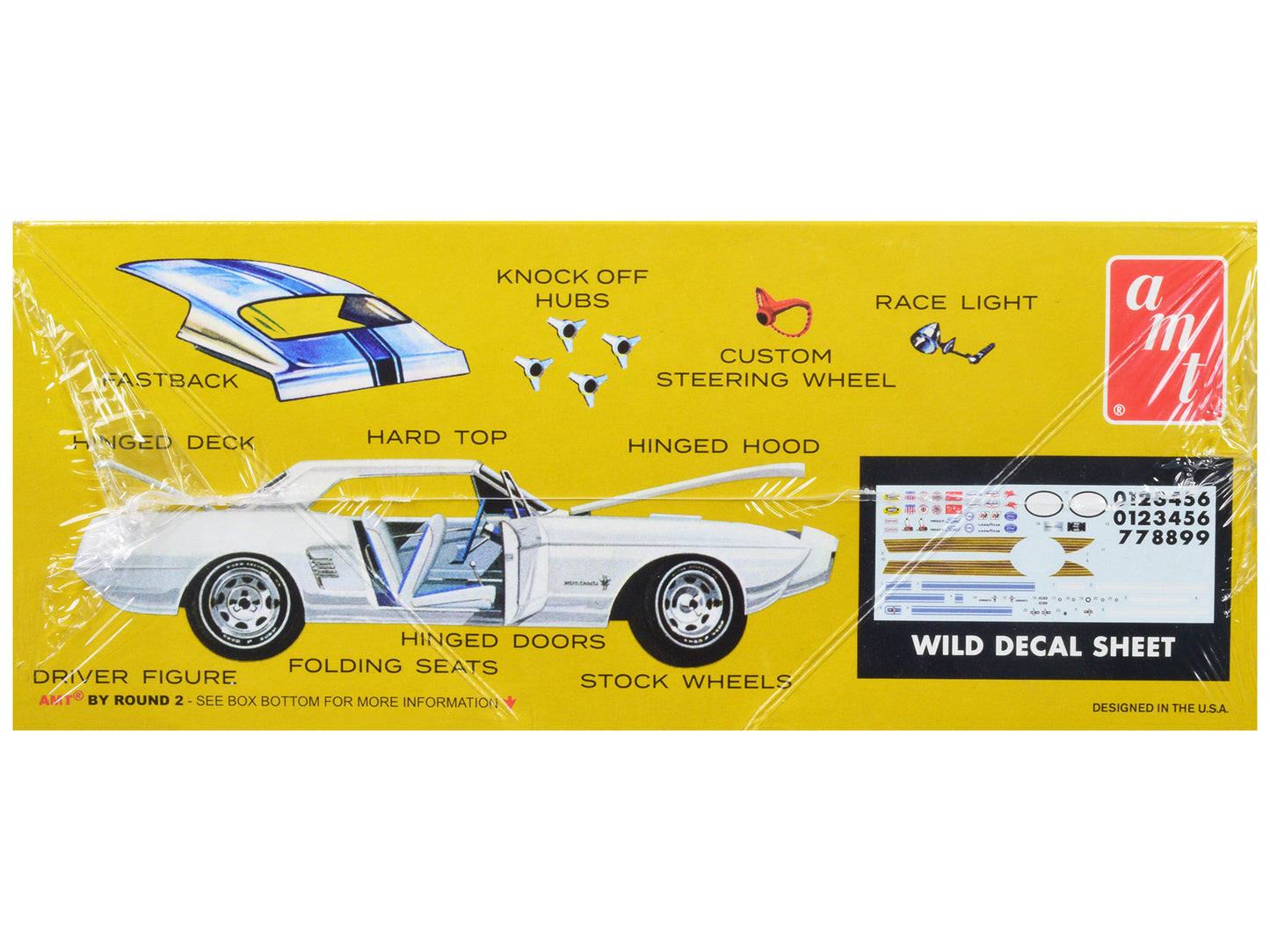 Skill 2 Model Kit 1963 Ford Mustang II Concept Car 1/25 Scale by AMT <h2>Skill AMT</h2> <p>High-quality diecast perfect for collectors and enthusiasts. Features detailed interior exterior craftsmanshi