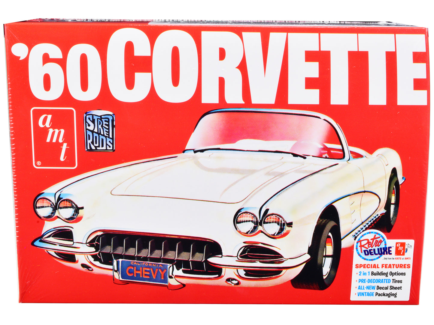 Skill 2 Model Kit 1960 Chevrolet Corvette "Street Rods" 1/25 Scale by AMT <h2>Skill AMT</h2> <p>High-quality diecast car perfect for collectors and enthusiasts. Features detailed interior exterior cra
