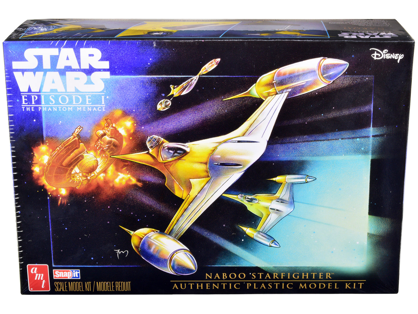 Skill 2 Model Kit Naboo Starfighter Spaceship "Star Wars: Episode I - The Phantom Menace" (1999) Movie 1/48 Scale by AMT <h2>Skill AMT</h2> <p>High-quality diecast car perfect for collectors and enthu