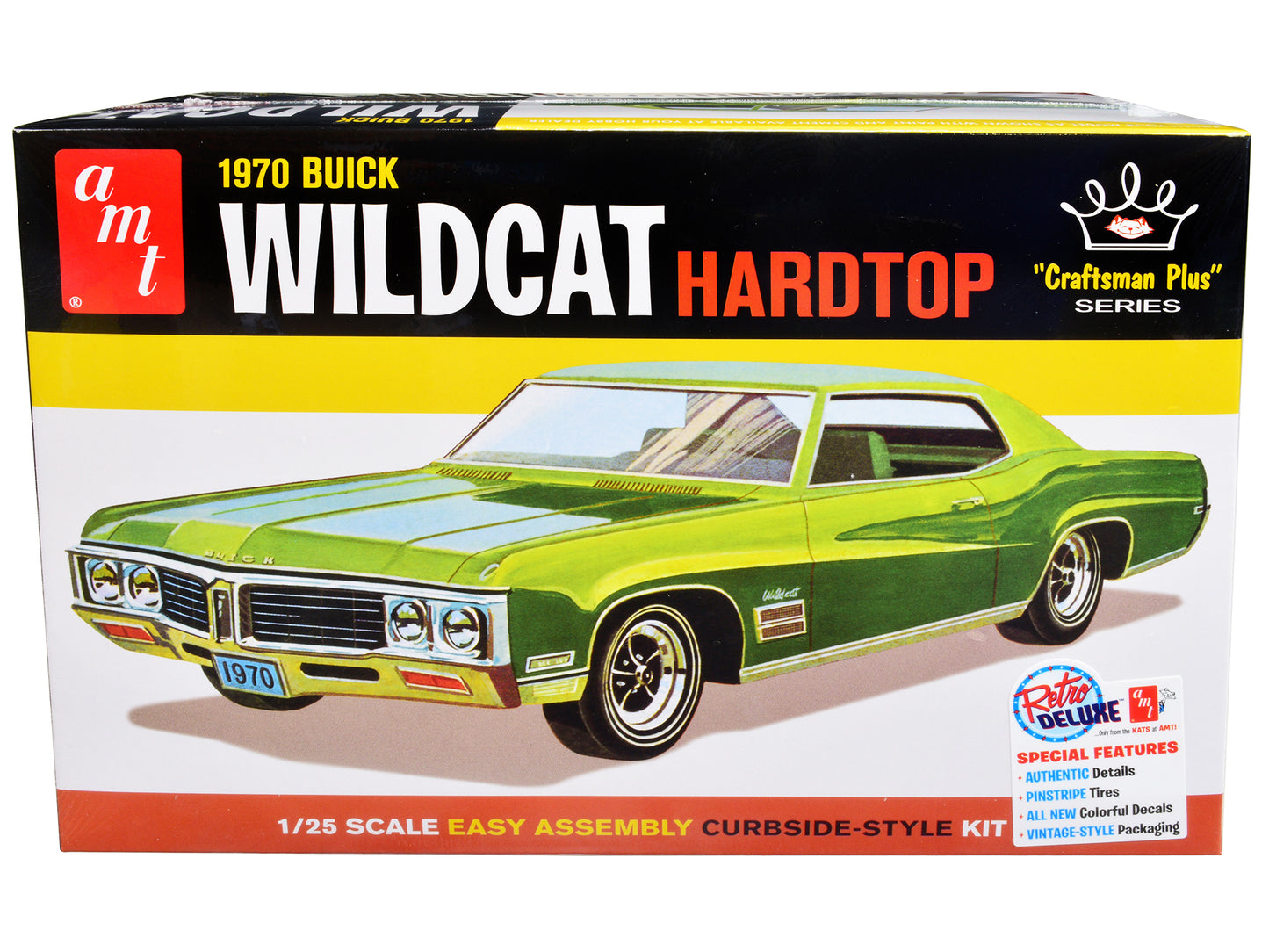 Skill 2 Model Kit 1970 Buick Wildcat Hardtop "Craftsman Plus" Series 1/25 Scale by AMT <h2>Skill AMT</h2> <p>High-quality diecast car perfect for collectors and enthusiasts. Features detailed interior