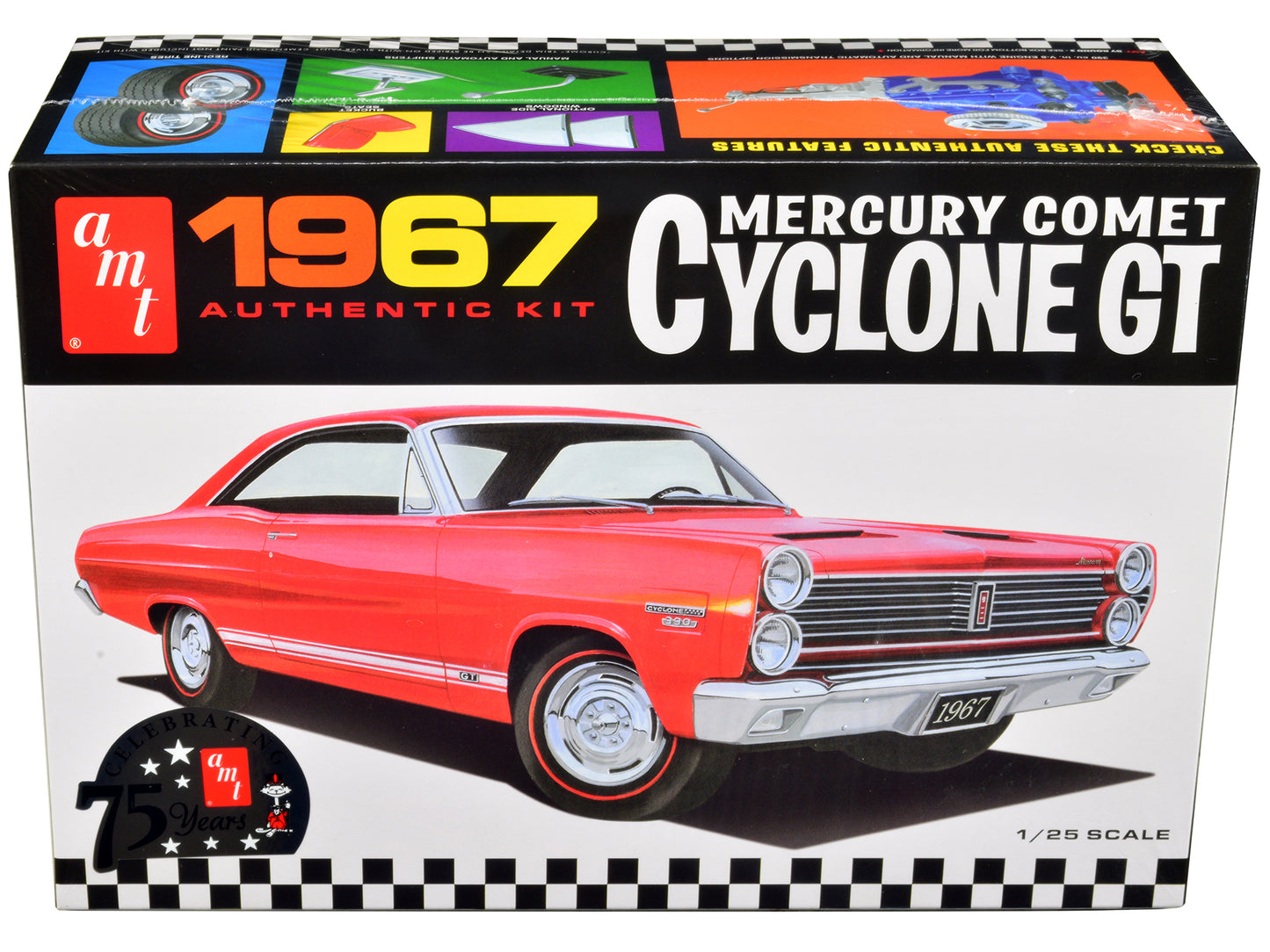Skill 2 Model Kit 1967 Mercury Comet Cyclone GT 1/25 Scale by AMT <h2>Skill AMT</h2> <p>High-quality diecast car perfect for collectors and enthusiasts. Features detailed interior exterior craftsmansh
