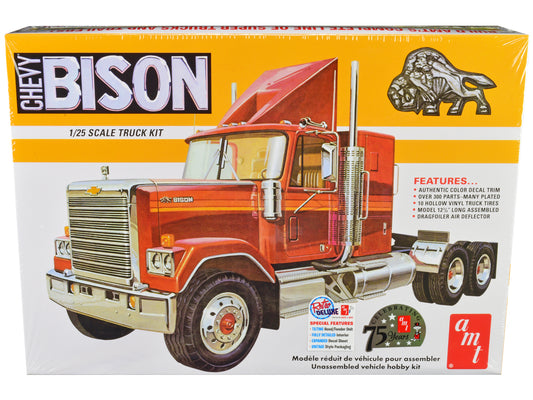 Skill 3 Model Kit Chevrolet Bison Truck Tractor 1/25 Scale by AMT <h2>Skill AMT</h2> <p>High-quality diecast car perfect for collectors and enthusiasts. Features detailed interior exterior craftsmansh