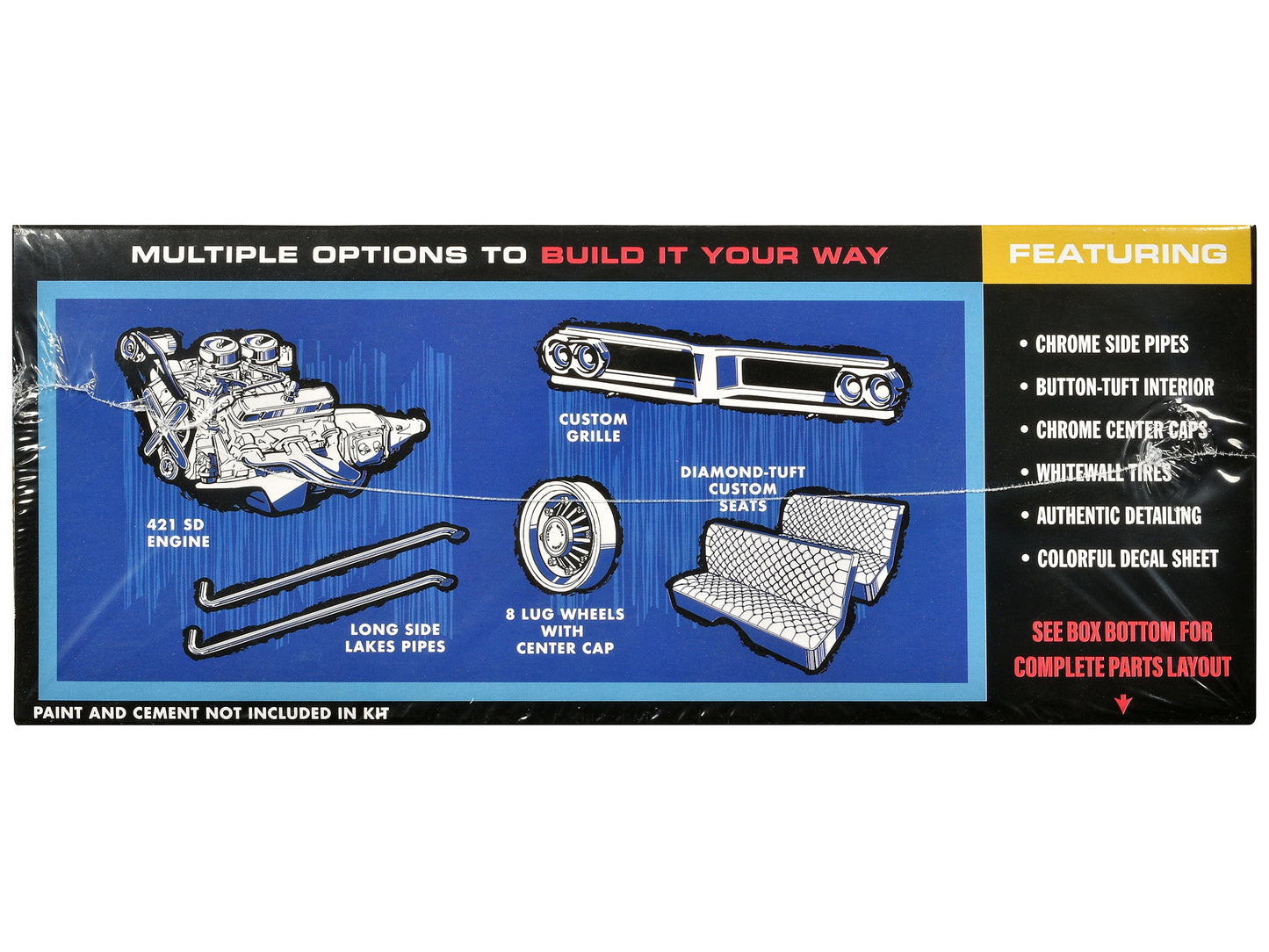 Skill 2 Model Kit 1962 Pontiac Catalina Super Stock 3-in-1 1/25 Scale by AMT <h2>Skill AMT</h2> <p>High-quality diecast car perfect for collectors and enthusiasts. Features detailed interior exterior