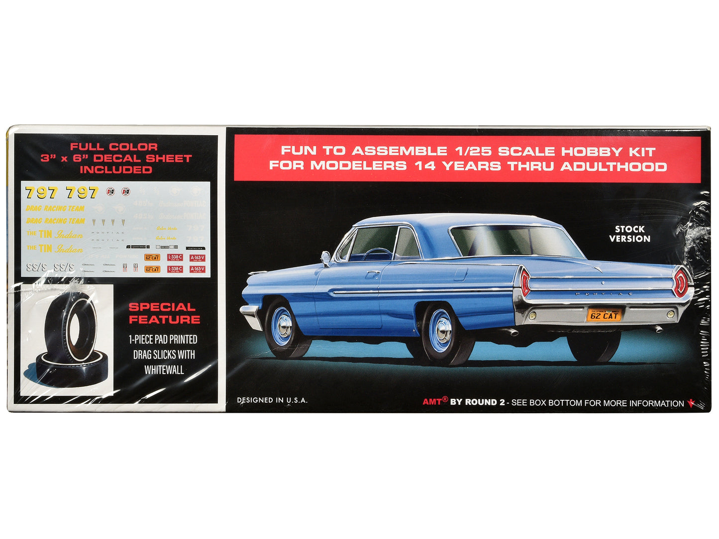 Skill 2 Model Kit 1962 Pontiac Catalina Super Stock 3-in-1 1/25 Scale by AMT <h2>Skill AMT</h2> <p>High-quality diecast car perfect for collectors and enthusiasts. Features detailed interior exterior