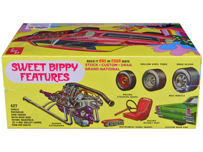 Skill 2 Model Kit 1966 Ford Galaxie 500 Hardtop "Sweet Bippy" 4-in-1 1/25 Scale by AMT <h2>Skill AMT</h2> <p>High-quality diecast car perfect for collectors and enthusiasts. Features detailed interior