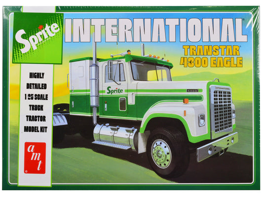 Skill 3 Model Kit International Transtar 4300 Eagle Truck Tractor "Sprite" 1/25 Scale by AMT <h2>Skill AMT</h2> <p>High-quality diecast car perfect for collectors and enthusiasts. Features detailed in