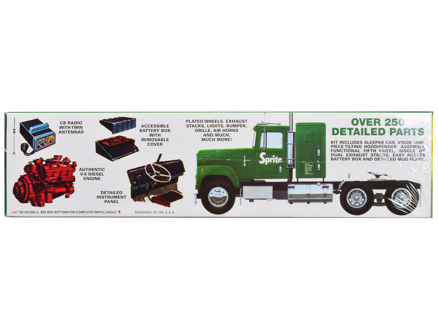 Skill 3 Model Kit International Transtar 4300 Eagle Truck Tractor "Sprite" 1/25 Scale by AMT <h2>Skill AMT</h2> <p>High-quality diecast car perfect for collectors and enthusiasts. Features detailed in