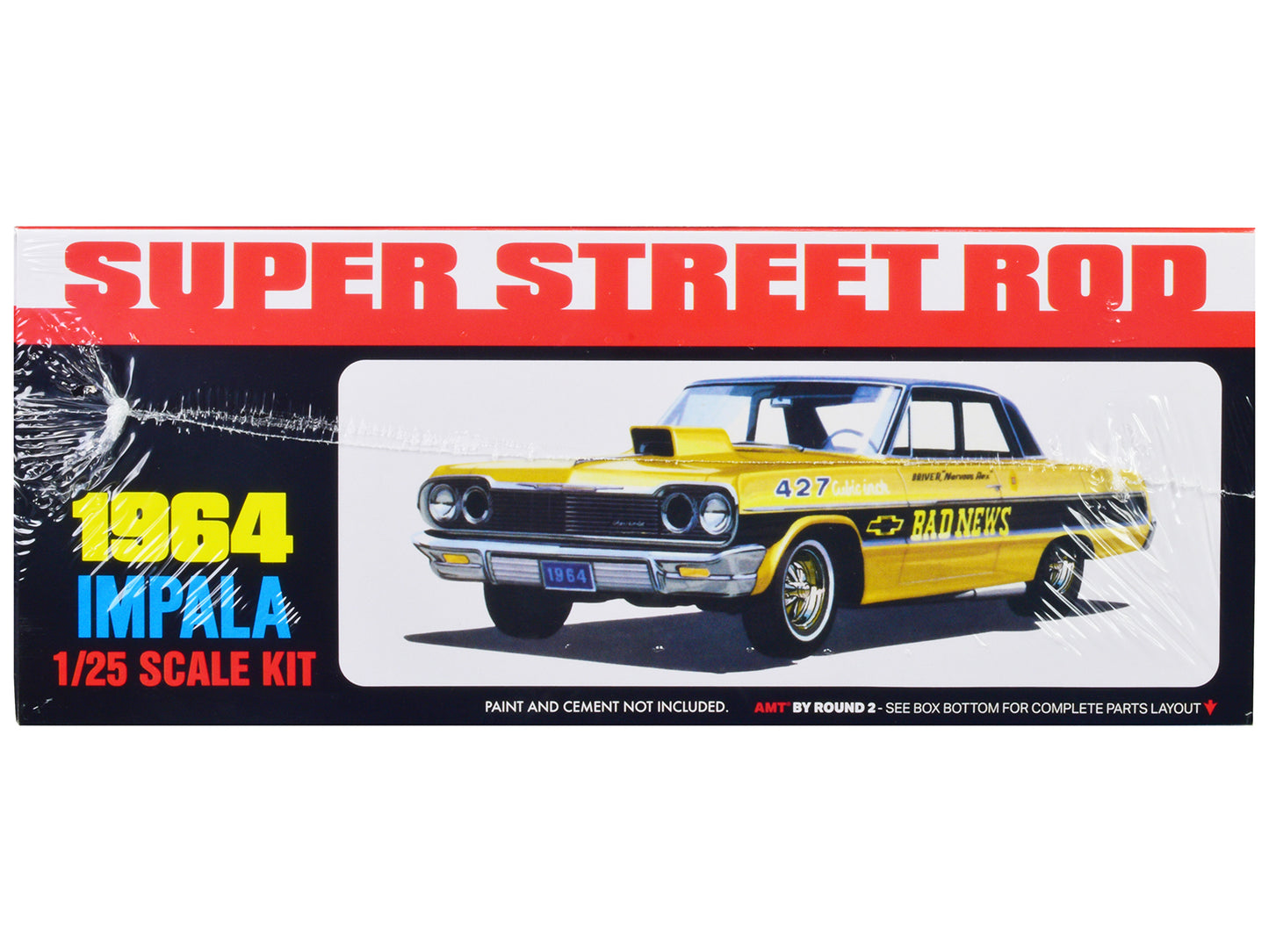 Skill 2 Model Kit 1964 Chevrolet Impala "Super Street Rod" 3-in-1 1/25 Scale by AMT <h2>Skill AMT</h2> <p>High-quality diecast car perfect for collectors and enthusiasts. Features detailed interior ex
