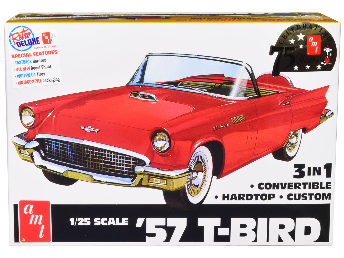 Skill 2 Model Kit 1957 Ford Thunderbird 3-in-1 1/25 Scale by AMT <h2>Skill AMT</h2> <p>High-quality diecast car perfect for collectors and enthusiasts. Features detailed interior exterior craftsmanshi