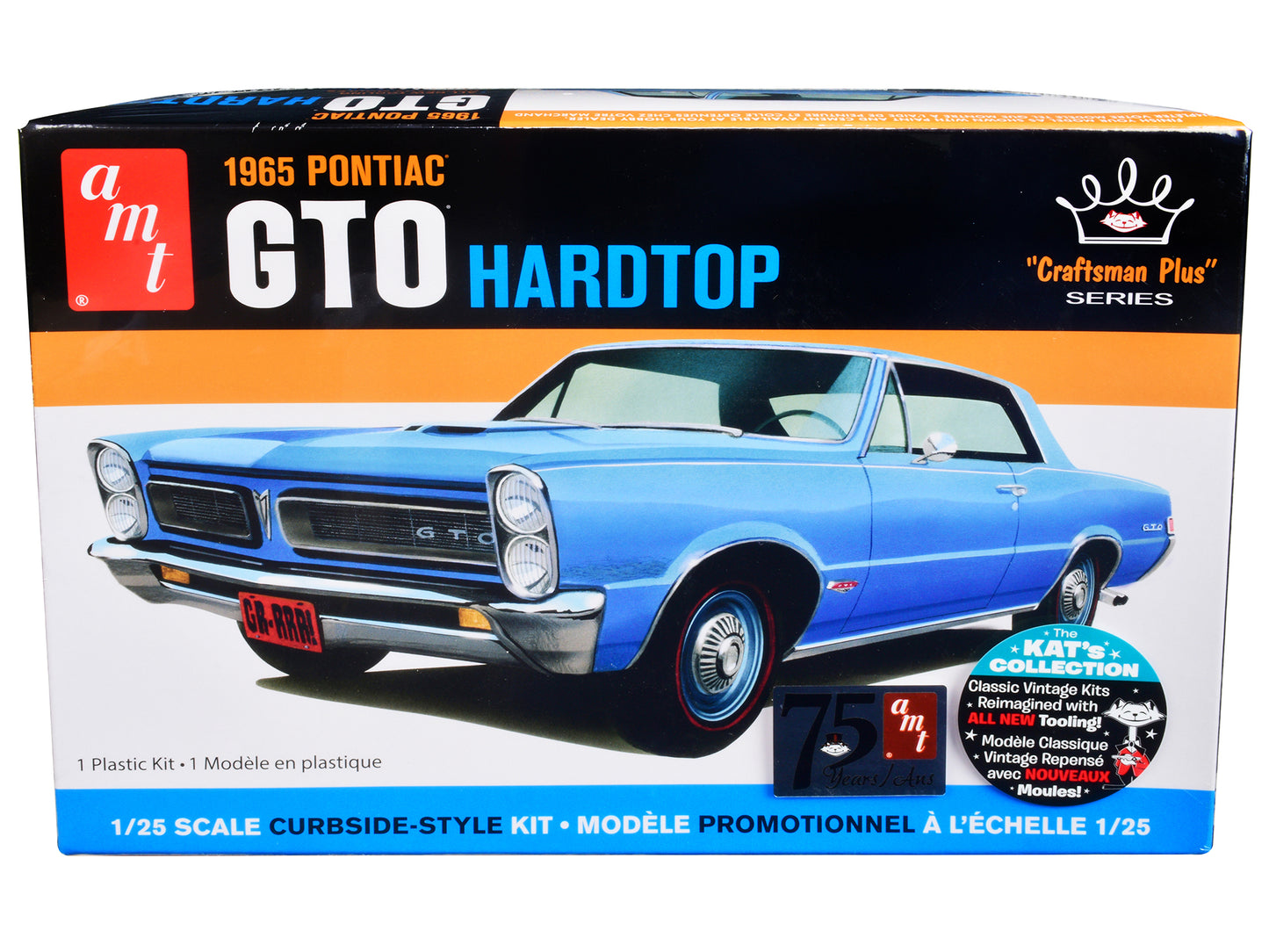 Skill 2 Model Kit 1965 Pontiac GTO Hardtop "Craftsman Plus" Series 1/25 Scale by AMT <h2>Skill AMT</h2> <p>High-quality diecast car perfect for collectors and enthusiasts. Features detailed interior e