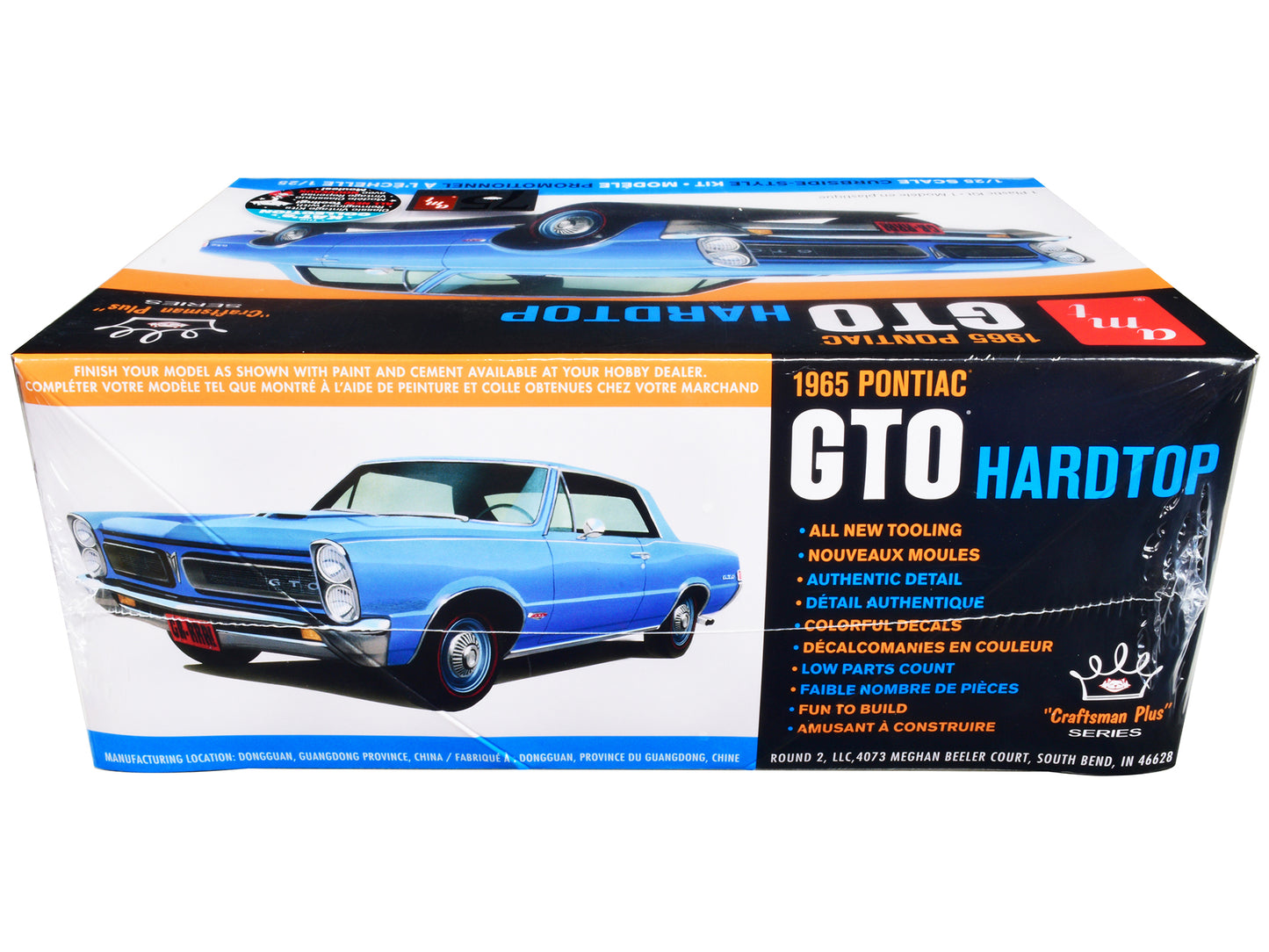 Skill 2 Model Kit 1965 Pontiac GTO Hardtop "Craftsman Plus" Series 1/25 Scale by AMT <h2>Skill AMT</h2> <p>High-quality diecast car perfect for collectors and enthusiasts. Features detailed interior e