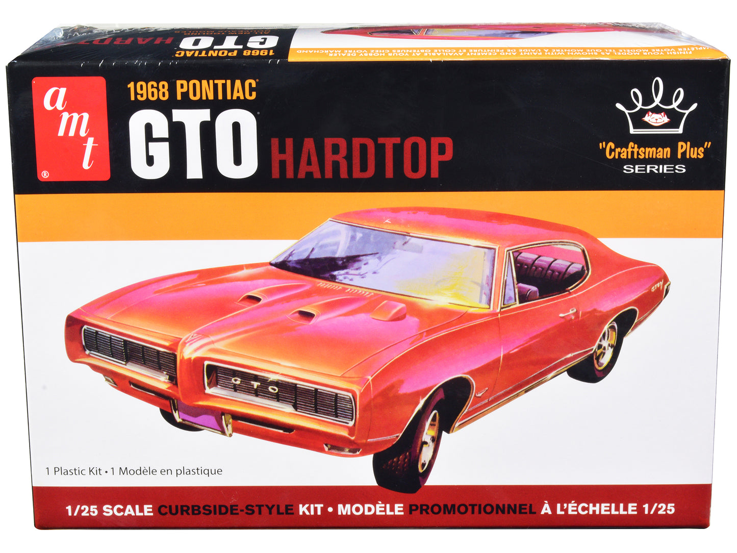 Skill 2 Model Kit 1968 Pontiac GTO Hardtop "Craftsman Plus" Series 1/25 Scale by AMT <h2>Skill AMT</h2> <p>High-quality diecast car perfect for collectors and enthusiasts. Features detailed interior e