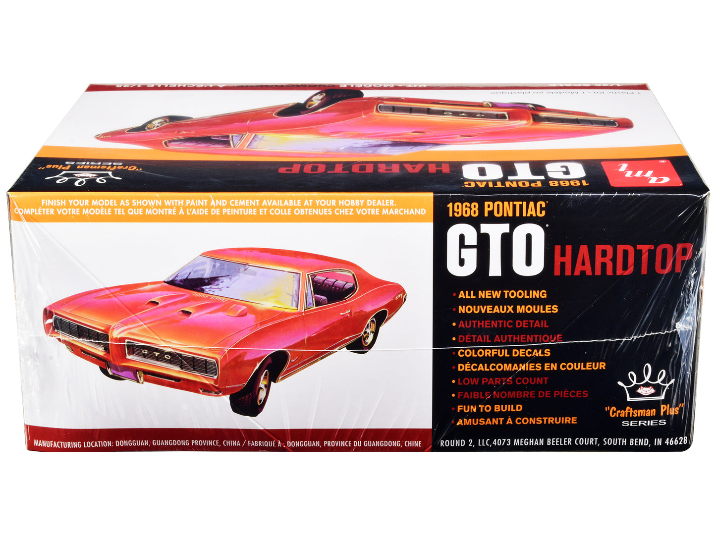 Skill 2 Model Kit 1968 Pontiac GTO Hardtop "Craftsman Plus" Series 1/25 Scale by AMT <h2>Skill AMT</h2> <p>High-quality diecast car perfect for collectors and enthusiasts. Features detailed interior e
