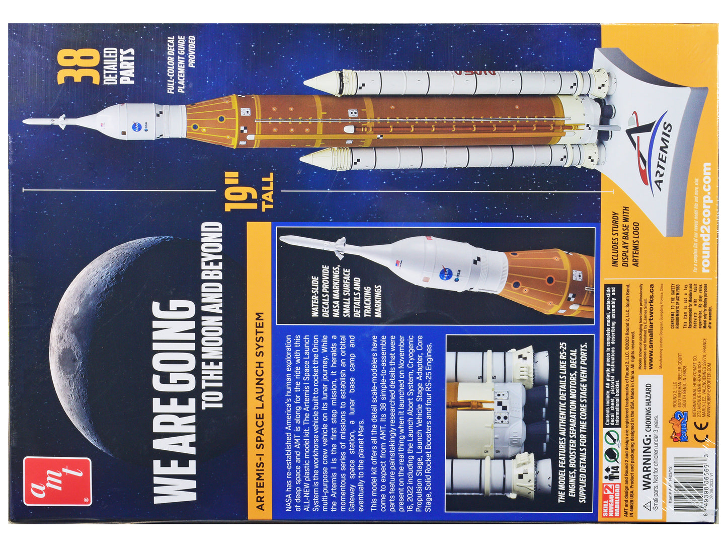 Skill 2 Model Kit NASA Artemis-1 Space Launch System Orion Crew Spacecraft 1/200 Scale by AMT <h2>Skill AMT</h2> <p>High-quality diecast car perfect for collectors and enthusiasts. Features detailed i