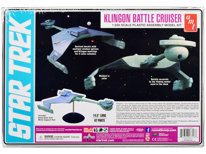 Skill 2 Model Kit "Klingon Warrior Empire" Alien Battle Cruiser "Star Trek" (1966-1969) TV Series 1/650 Scale by AMT <h2>Skill AMT</h2> <p>High-quality diecast car perfect for collectors and enthusias