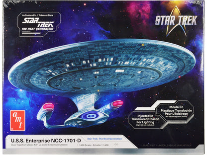 Skill 2 Model Kit U.S.S. Enterprise NCC-1701-D Space Ship "Star Trek: The Next Generation" (1987-1994) TV Series 1/1400 Scale by AMT <h2>Skill AMT</h2> <p>High-quality diecast car perfect for collecto