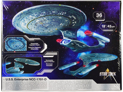 Skill 2 Model Kit U.S.S. Enterprise NCC-1701-D Space Ship "Star Trek: The Next Generation" (1987-1994) TV Series 1/1400 Scale by AMT <h2>Skill AMT</h2> <p>High-quality diecast car perfect for collecto