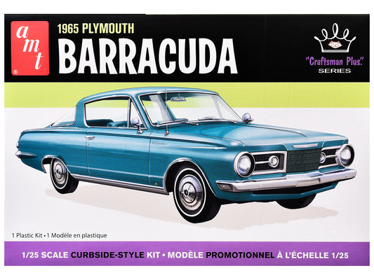Skill 2 Model Kit 1965 Plymouth Barracuda "Craftsman Plus" Series 1/25 Scale by AMT <h2>Skill AMT</h2> <p>High-quality diecast car perfect for collectors and enthusiasts. Features detailed interior ex