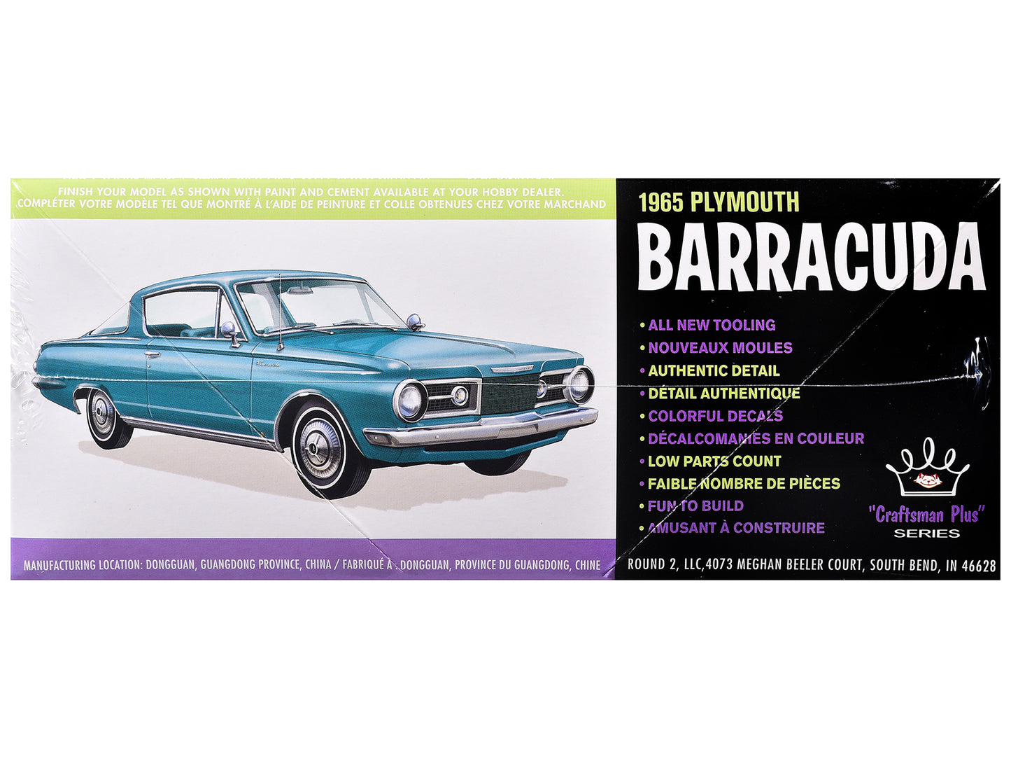 Skill 2 Model Kit 1965 Plymouth Barracuda "Craftsman Plus" Series 1/25 Scale by AMT <h2>Skill AMT</h2> <p>High-quality diecast car perfect for collectors and enthusiasts. Features detailed interior ex