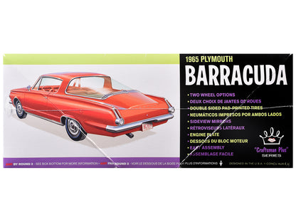 Skill 2 Model Kit 1965 Plymouth Barracuda "Craftsman Plus" Series 1/25 Scale by AMT <h2>Skill AMT</h2> <p>High-quality diecast car perfect for collectors and enthusiasts. Features detailed interior ex